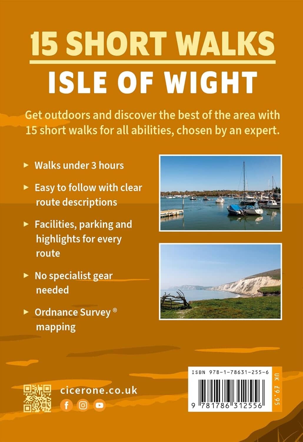 Guide de randonnées (en anglais) - Isle of Wight, 15 Short Walks | Cicerone guide de randonnée Cicerone 