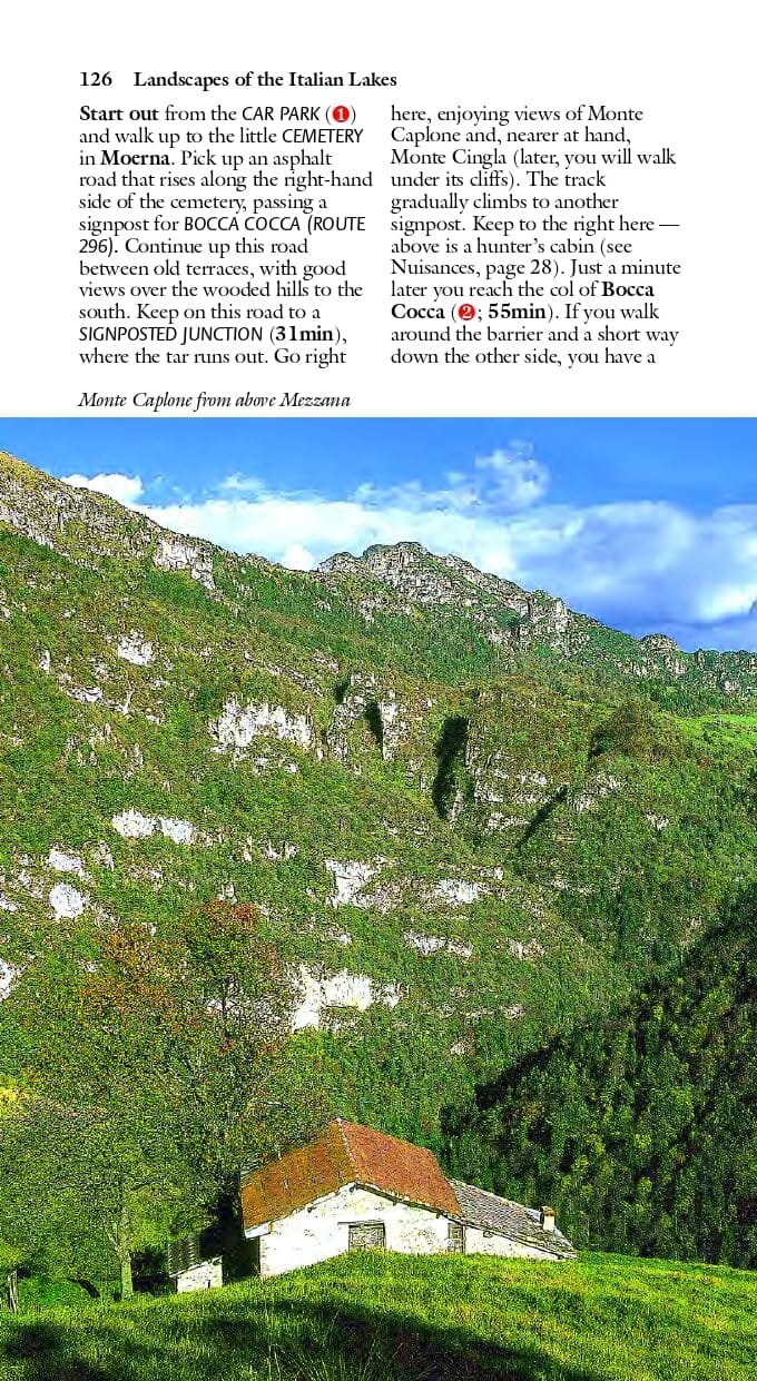 Guide de randonnées (en anglais) - Italian Lakes | Sunflower guide de randonnée Sunflower 