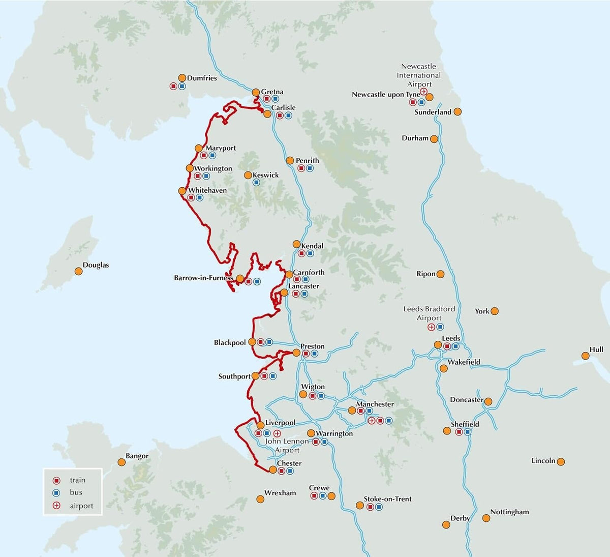 Guide de randonnées (en anglais) - King Charles III England Coast Path: North West | Cicerone guide de randonnée Cicerone 