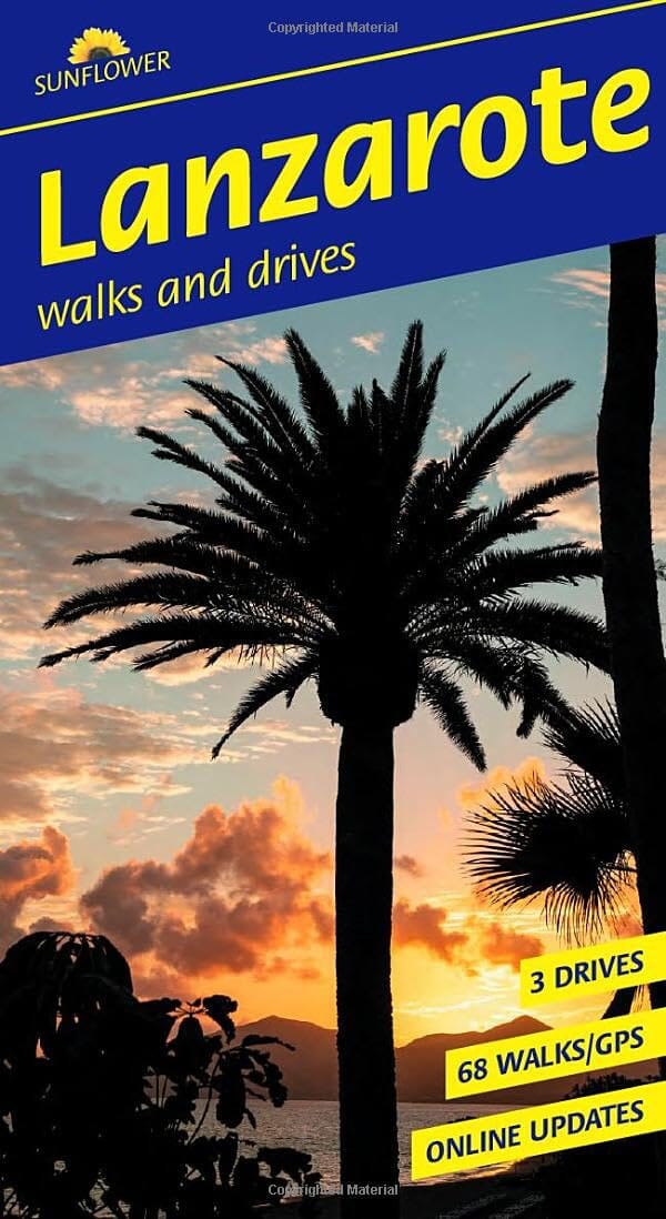 Guide de randonnées (en anglais) - Lanzarote 2026 | Sunflower guide de randonnée Sunflower 
