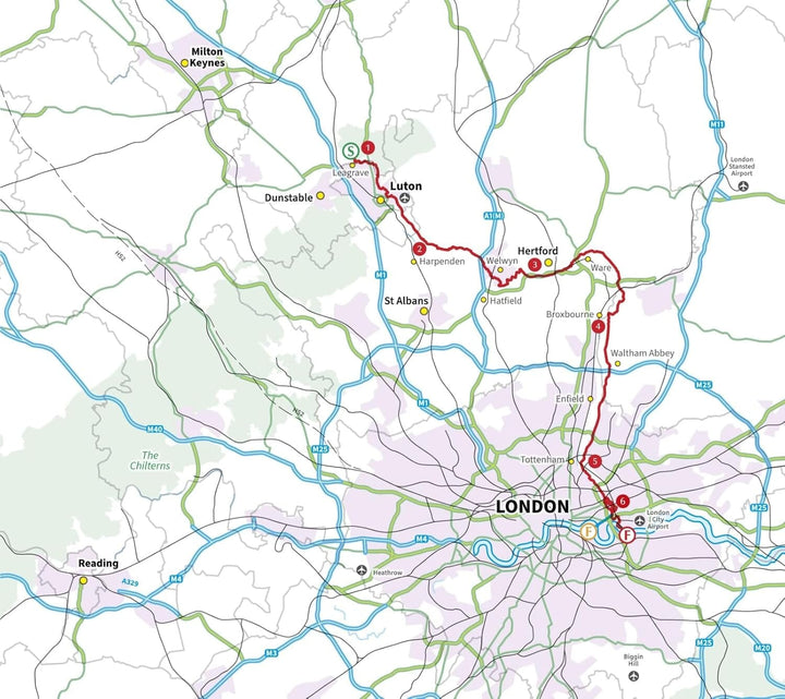 Guide de randonnées (en anglais) - Lea Valley walk | Cicerone guide de randonnée Cicerone 