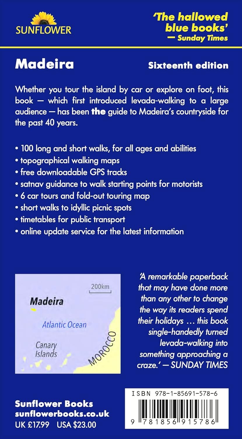Guide de randonnées (en anglais) - Madeira | Sunflower guide de randonnée Sunflower 