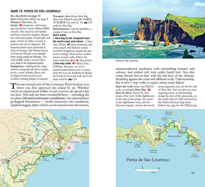 Guide de randonnées (en anglais) - Madeira | Sunflower guide de randonnée Sunflower 