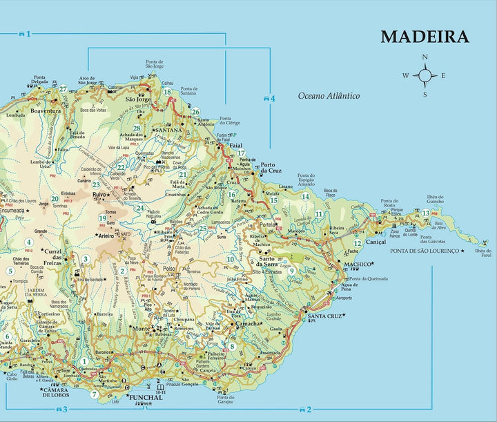 Guide de randonnées (en anglais) - Madeira | Sunflower guide de randonnée Sunflower 