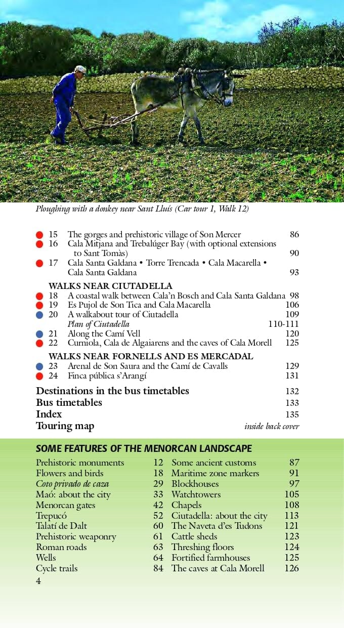 Guide de randonnées (en anglais) - Menorca | Sunflower guide de randonnée Sunflower 