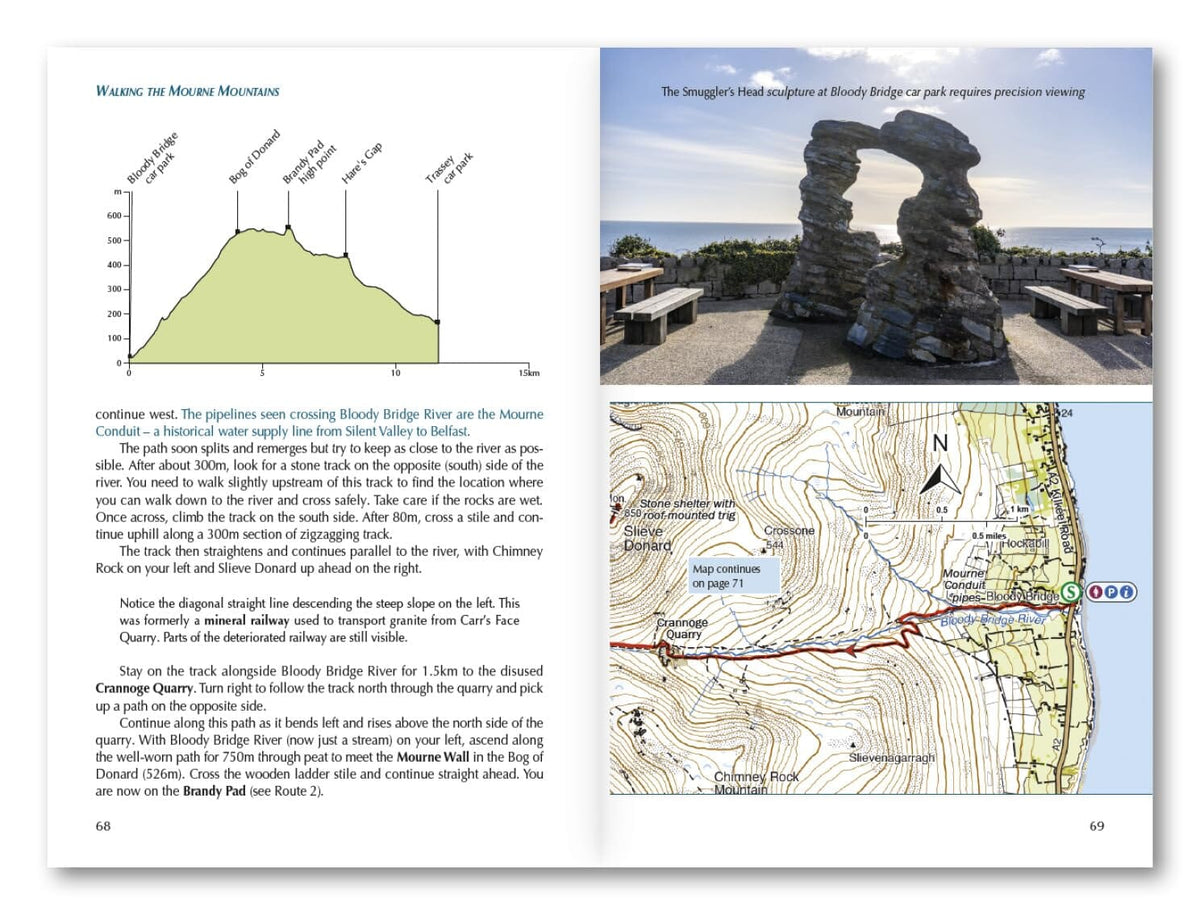 Guide de randonnées (en anglais) - Mourne Mountains (Northern Ireland) | Cicerone guide de randonnée Cicerone 