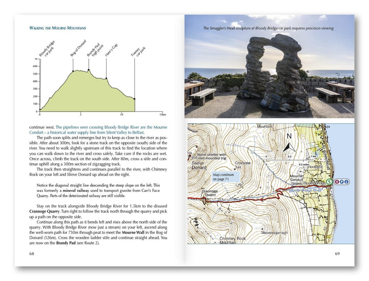 Guide de randonnées (en anglais) - Mourne Mountains (Northern Ireland) | Cicerone guide de randonnée Cicerone 
