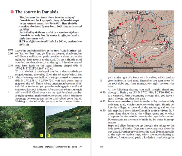 Guide de randonnées (en anglais) - Naxos & Small Cyclades | Graf Editions guide de randonnée Graf Editions 