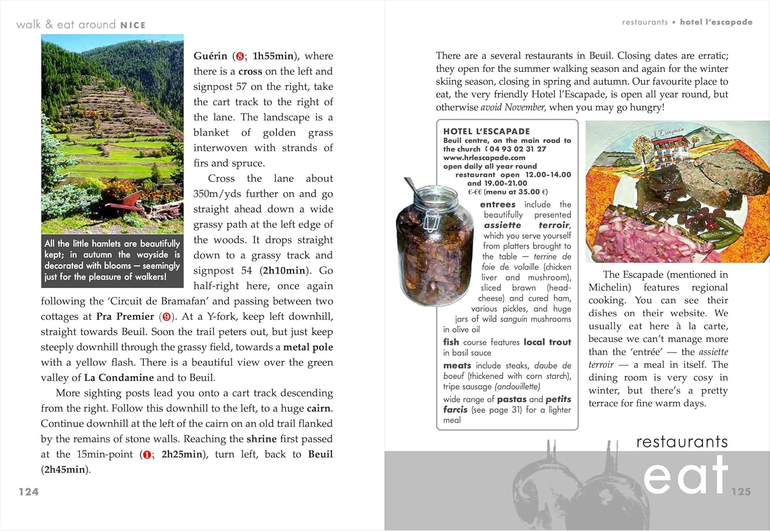 Guide de randonnées (en anglais) - Nice Walk and Eat | Sunflower guide de randonnée Sunflower 