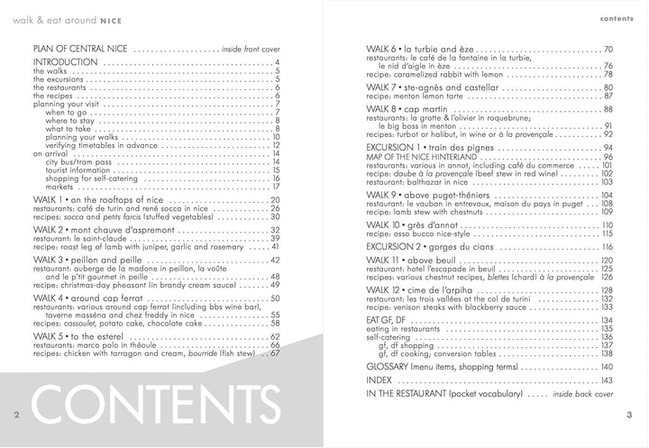 Guide de randonnées (en anglais) - Nice Walk and Eat | Sunflower guide de randonnée Sunflower 