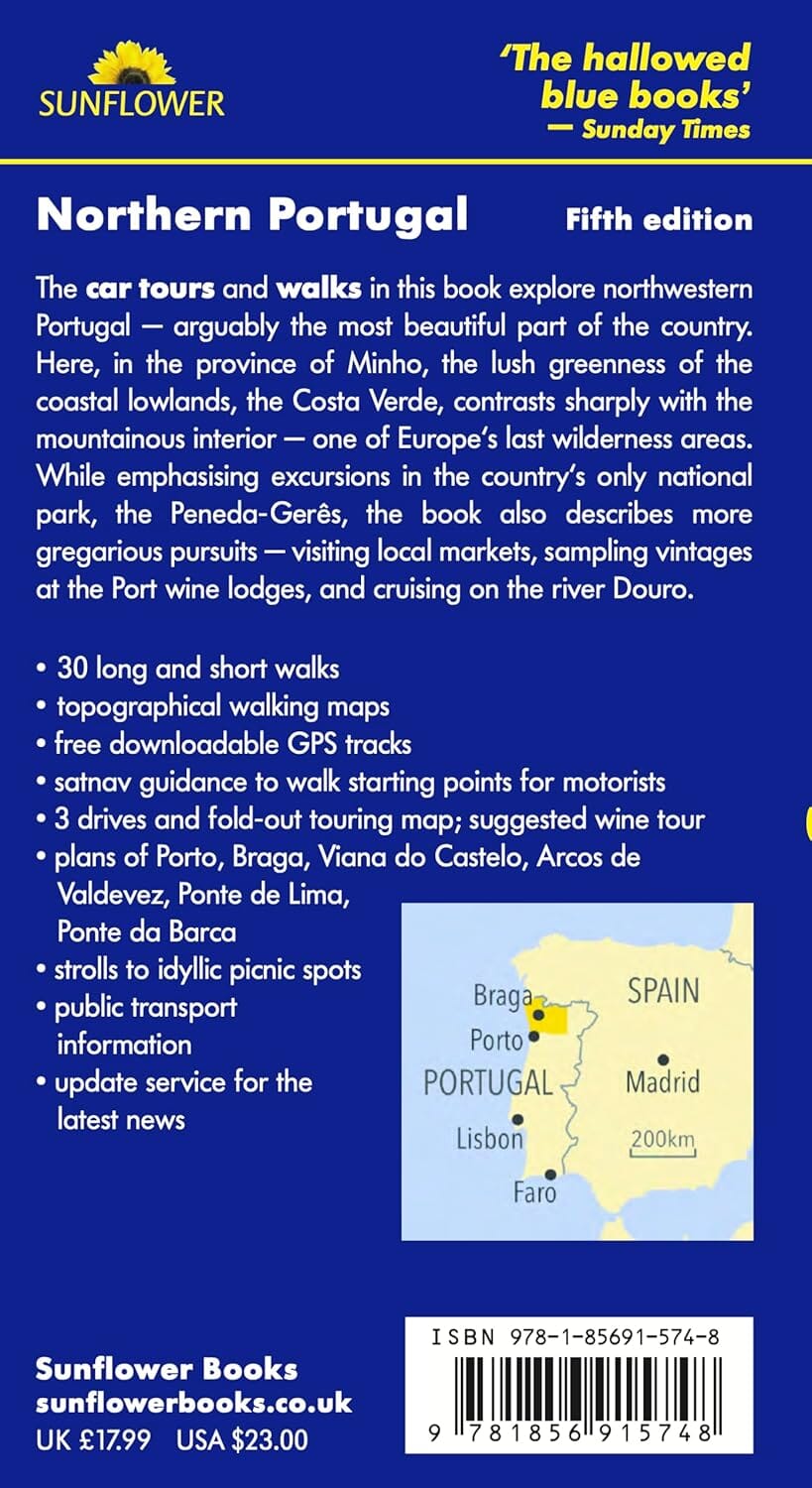 Guide de randonnées (en anglais) - Northern Portugal | Sunflower guide de randonnée Sunflower 