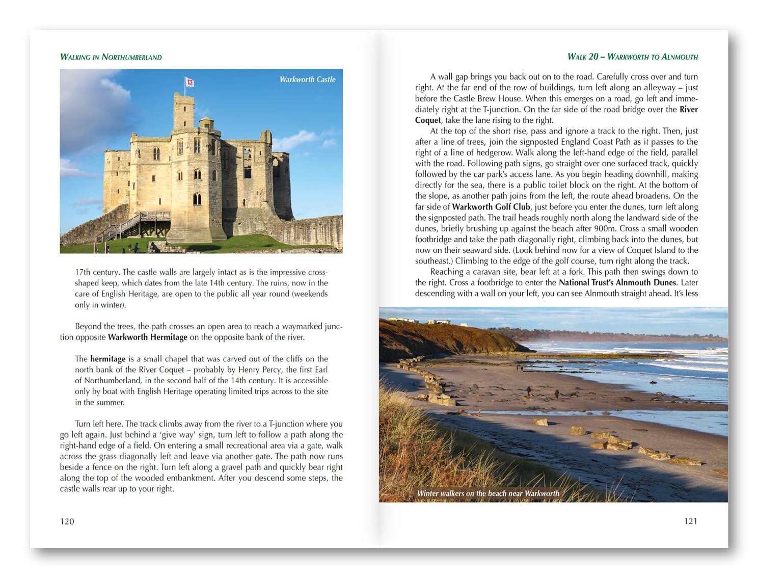 Guide de randonnées (en anglais) - Northumberland : 36 walks throughout the national park - Coast, Cheviots, Hadrian's Wall and Pennines | Cicerone guide de randonnée Cicerone 