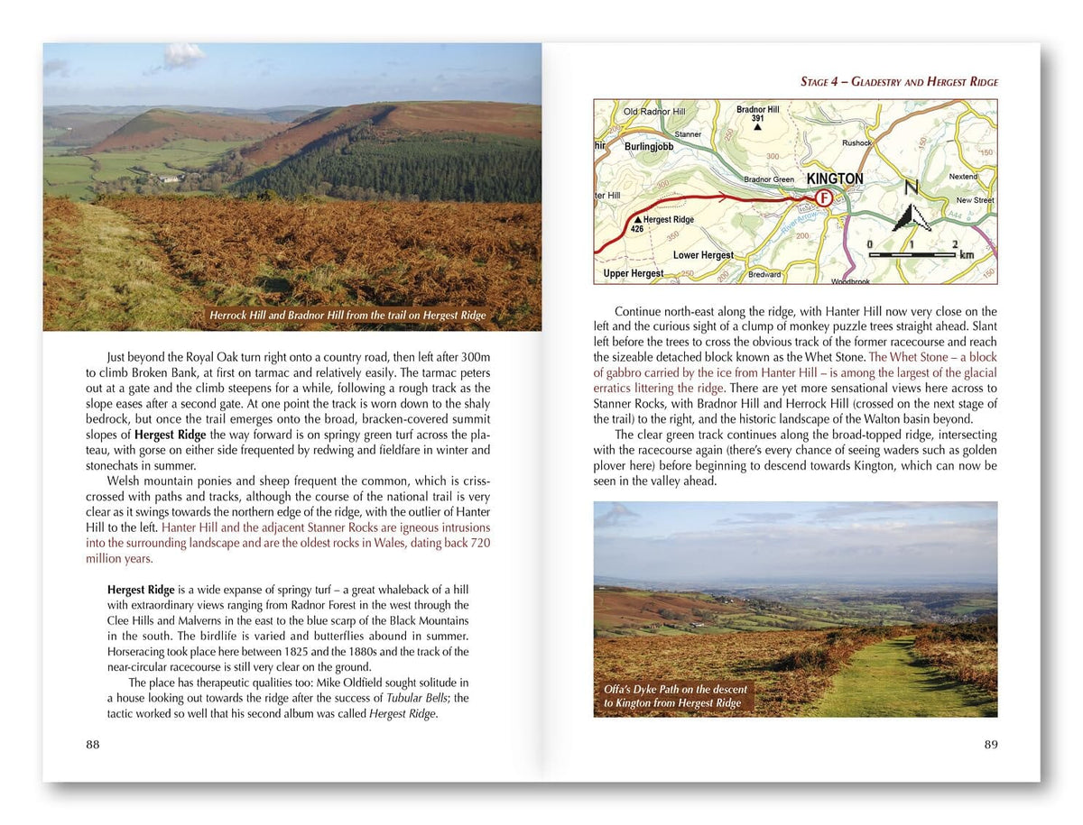 Guide de randonnées (en anglais) - Offa's Dyke path, national trail | Cicerone guide de randonnée Cicerone 