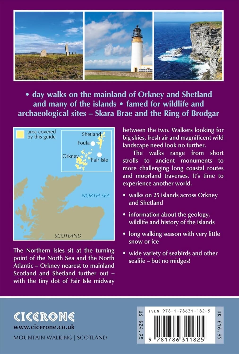 Guide de randonnées (en anglais) - Orkney & Shetland Isles : 80 walks | Cicerone guide de randonnée Cicerone 