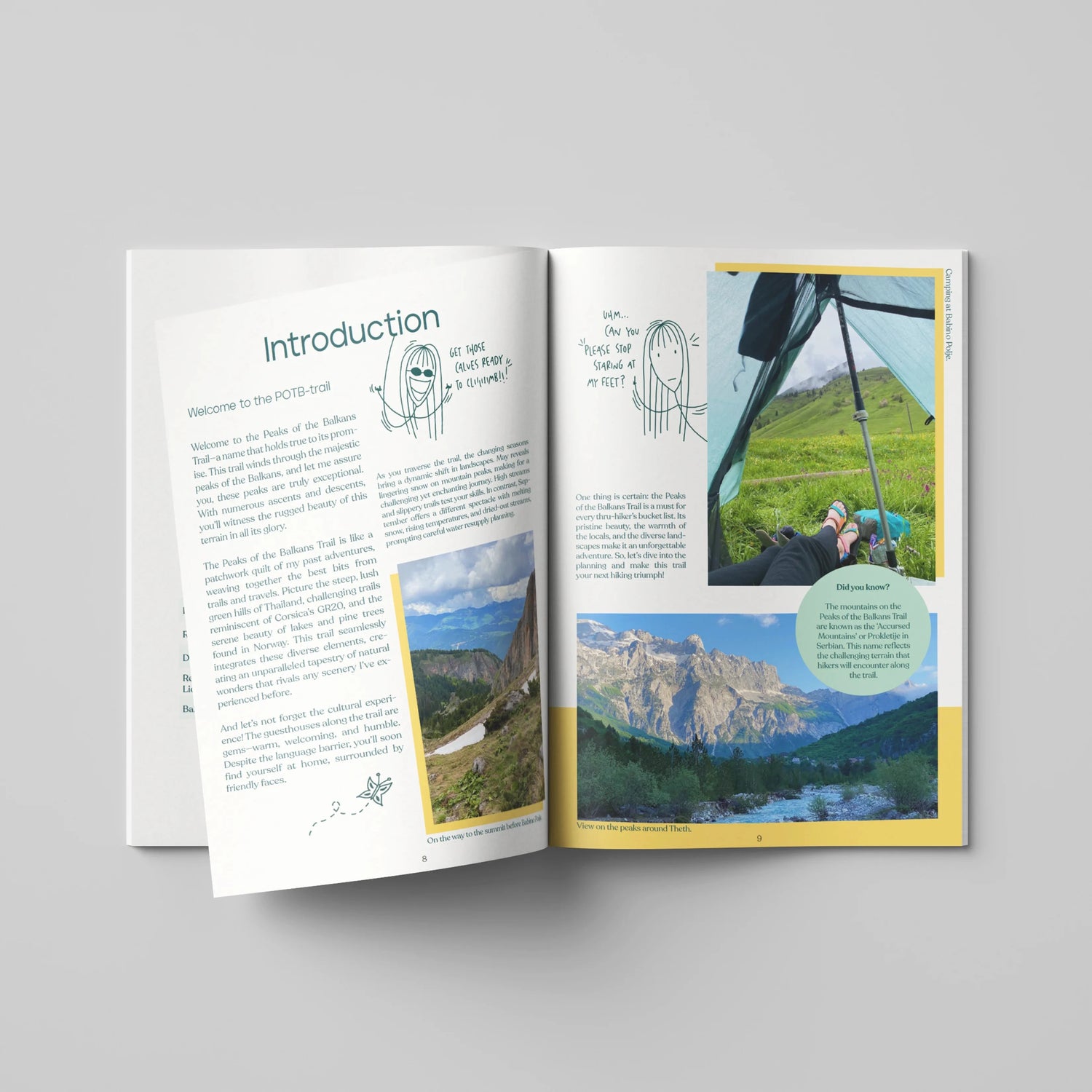 Guide de randonnées (en anglais) - Peaks of the Balkans Trail, 192 km through Albania, Montenegro and Kosovo | Floor Denil guide de randonnée Floor Denil 