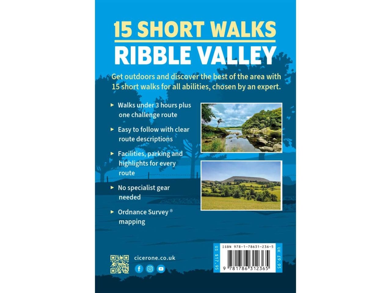 Guide de randonnées (en anglais) - Ribble Valley - 15 Short Walks | Cicerone guide de randonnée Cicerone 
