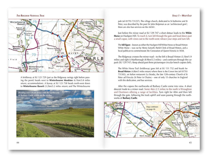 Guide de randonnées (en anglais) - Ridgeway National Trail, Avebury to Ivinghoe Beacon | Cicerone guide de randonnée Cicerone 