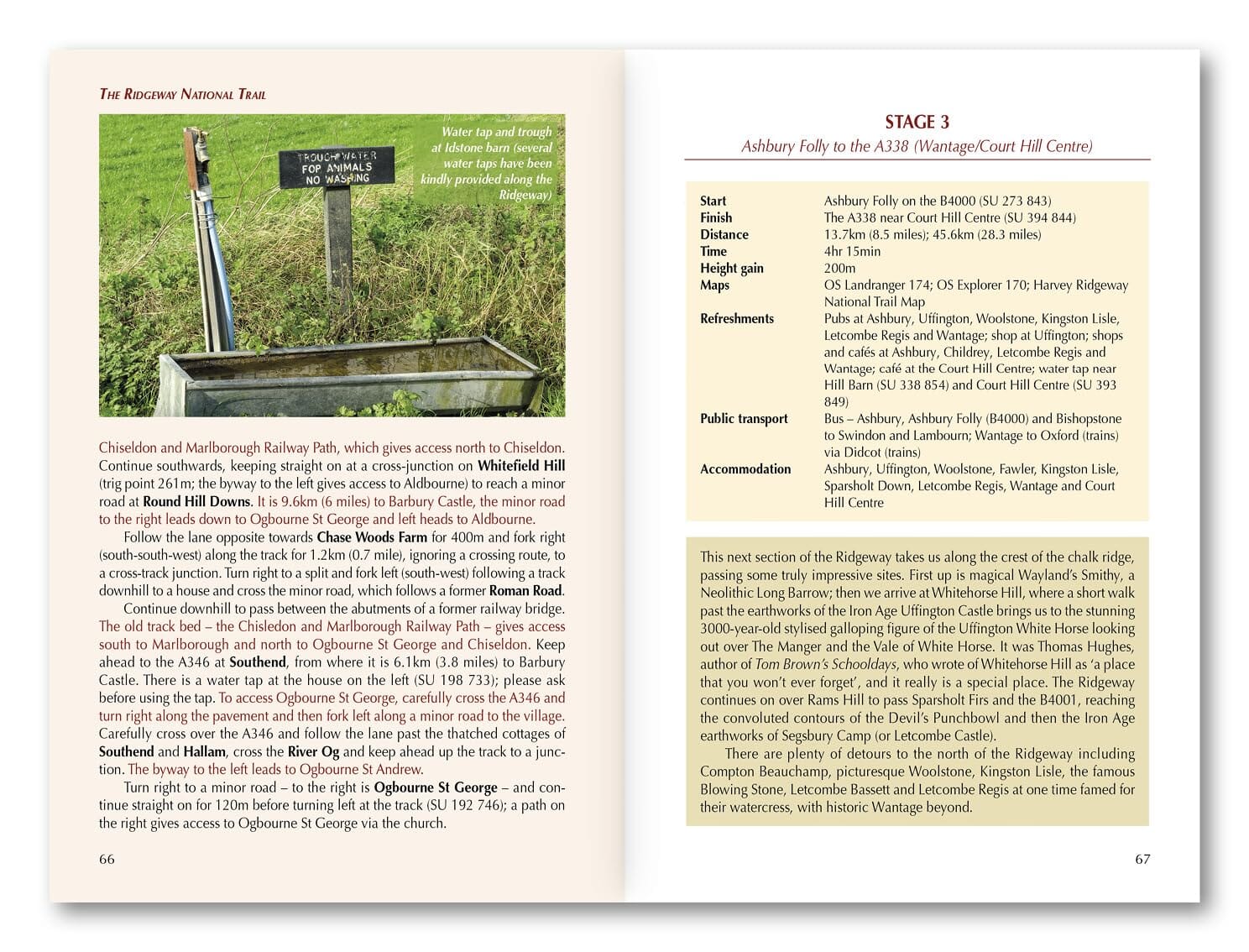 Guide de randonnées (en anglais) - Ridgeway National Trail, Avebury to Ivinghoe Beacon | Cicerone guide de randonnée Cicerone 
