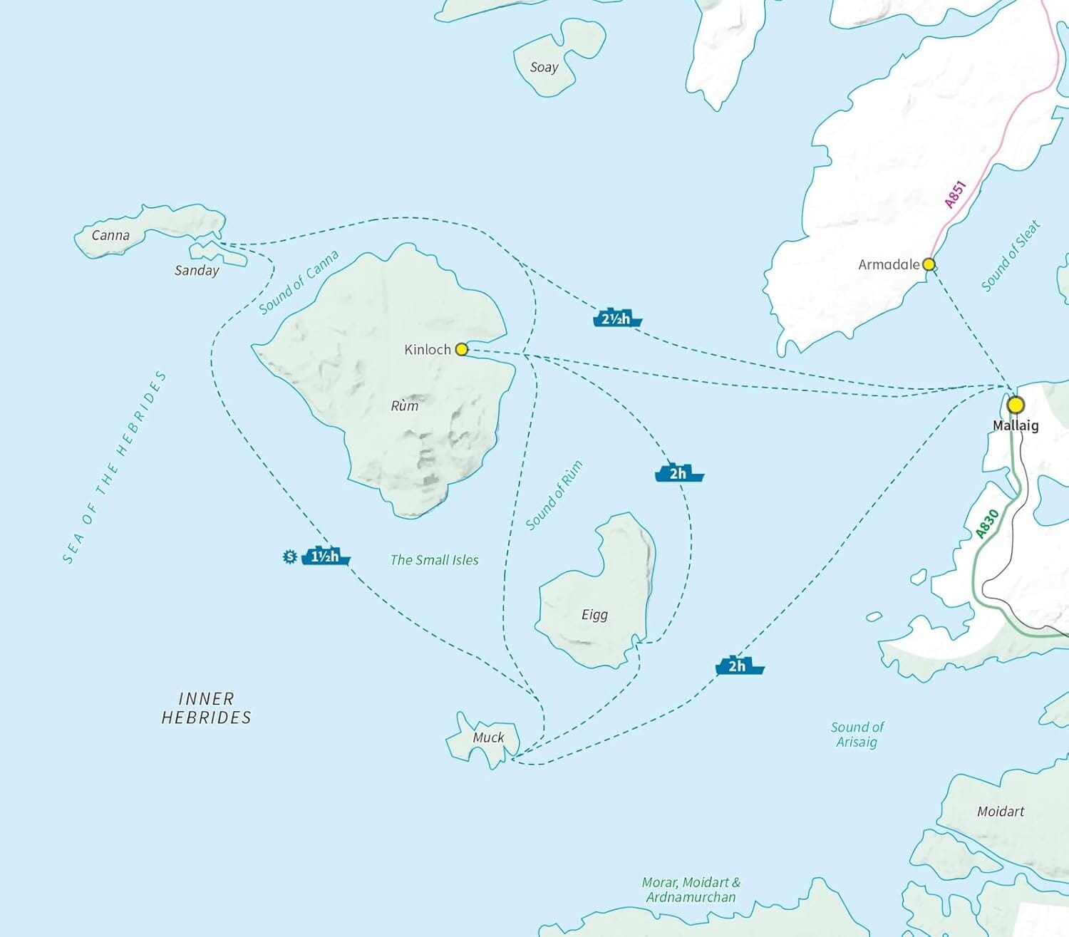 Guide de randonnées (en anglais) - Rum & the Small Isles (Écosse) | Cicerone guide de randonnée Cicerone 