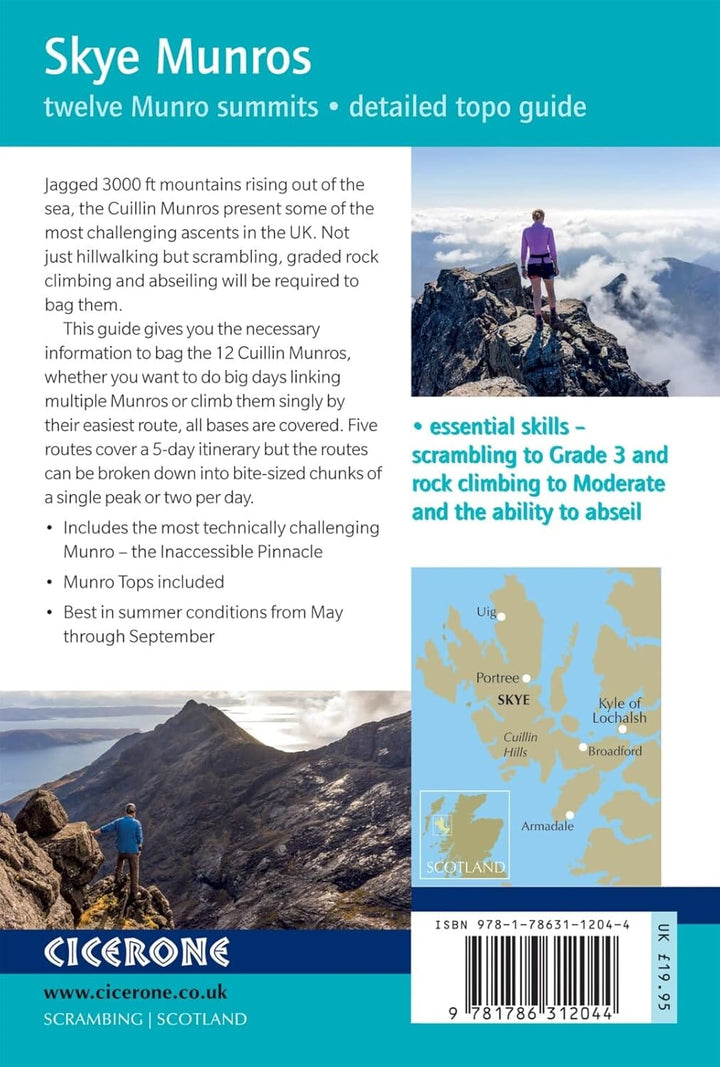 Guide de randonnées (en anglais) - Skye Munros : The walker's guide to bagging the Cuillin summits | Cicerone guide de randonnée Cicerone 