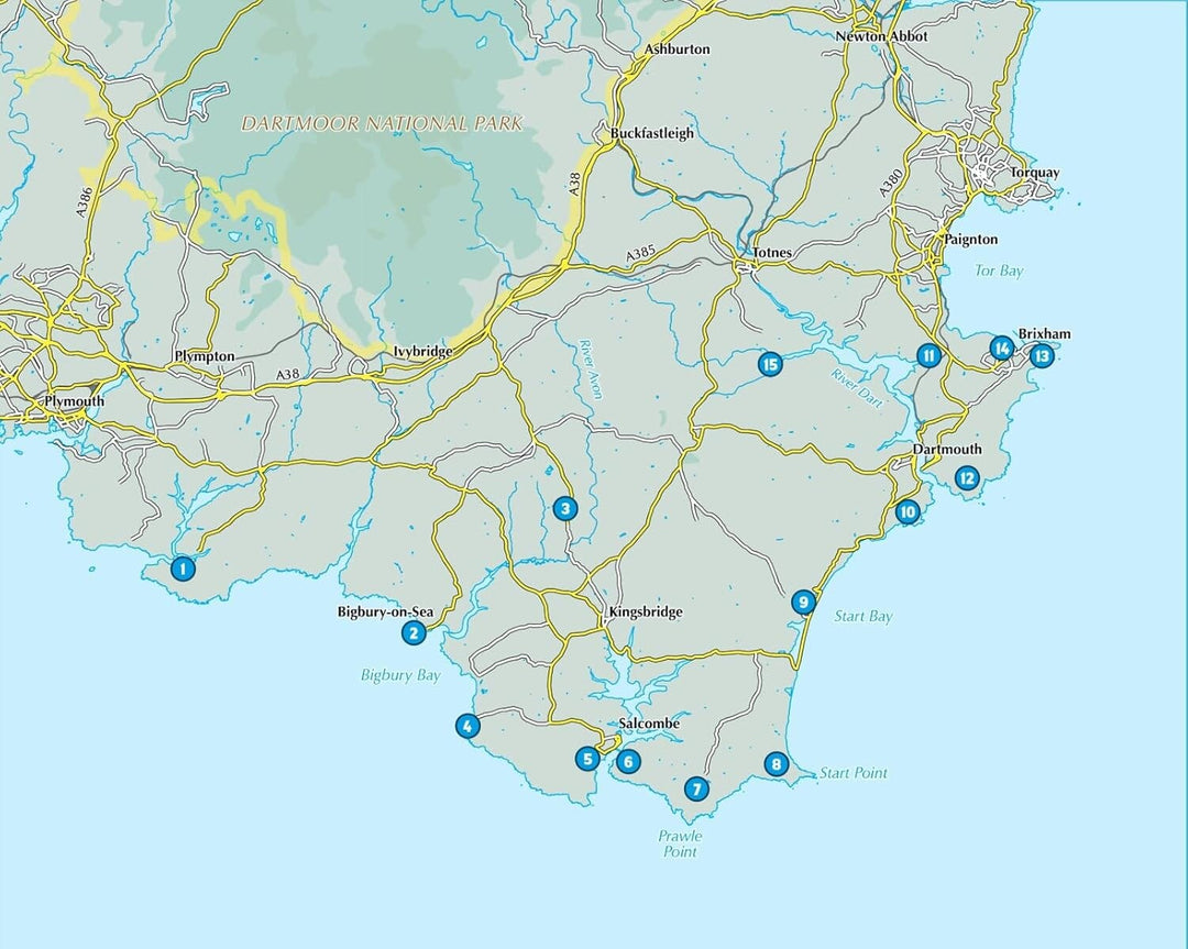 Guide de randonnées (en anglais) - South Devon - Salcombe, Brixham short walks | Cicerone guide de randonnée Cicerone 