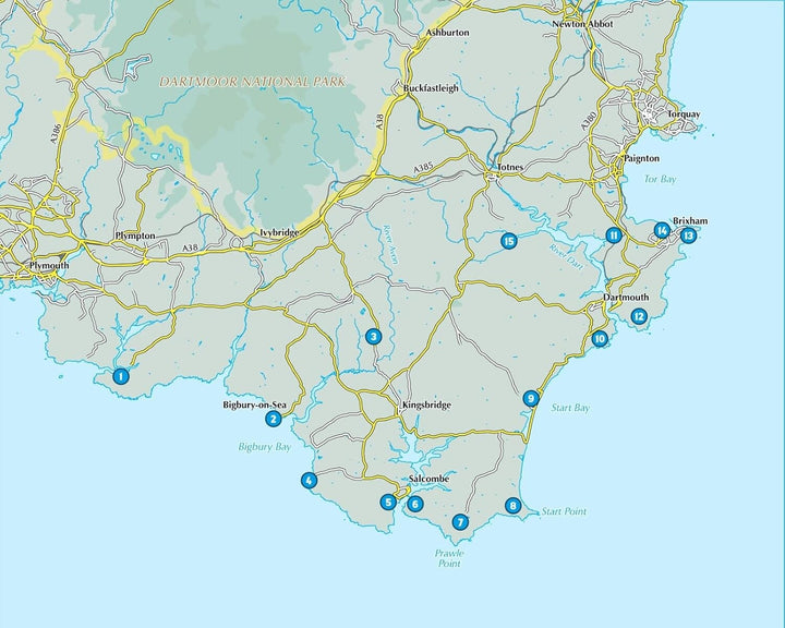 Guide de randonnées (en anglais) - South Devon - Salcombe, Brixham short walks | Cicerone guide de randonnée Cicerone 