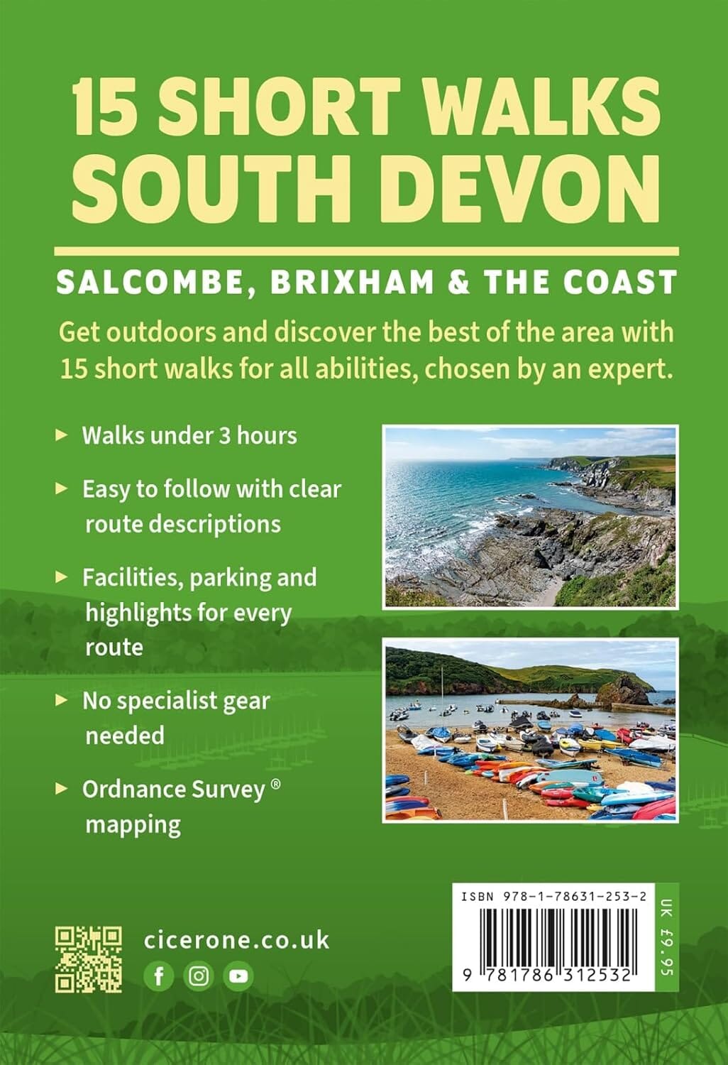 Guide de randonnées (en anglais) - South Devon - Salcombe, Brixham short walks | Cicerone guide de randonnée Cicerone 