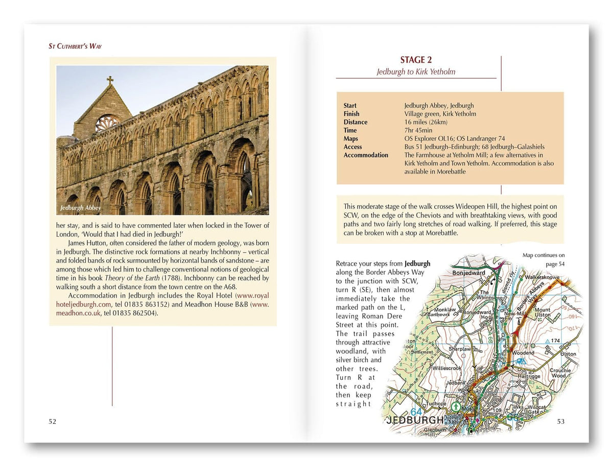 Guide de randonnées (en anglais) - St Cuthbert's Way | Cicerone guide de randonnée Cicerone 