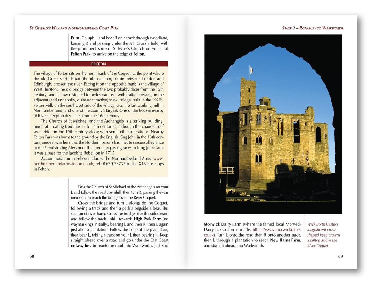 Guide de randonnées (en anglais) - St Oswald's Way and Northumberland Coast Path | Cicerone guide de randonnée Cicerone 