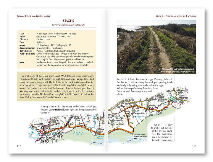 Guide de randonnées (en anglais) - Suffolk coast & Heaths walks 3 long-distance routes | Cicerone guide de randonnée Cicerone