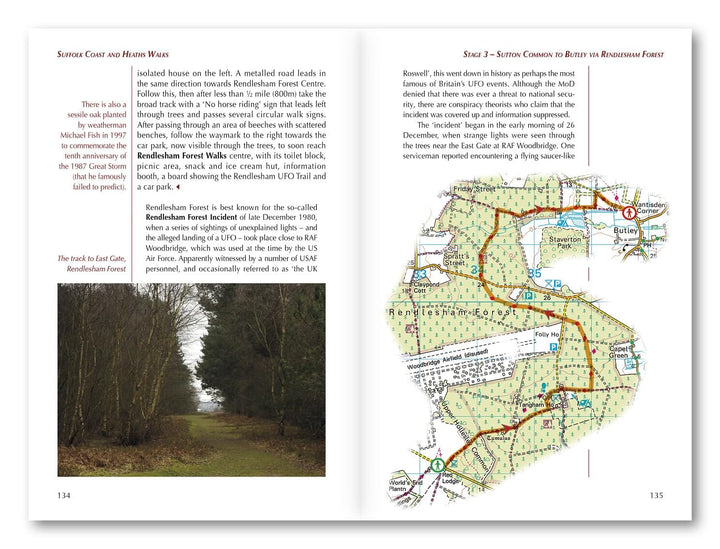 Guide de randonnées (en anglais) - Suffolk coast & Heaths walks 3 long-distance routes | Cicerone guide de randonnée Cicerone