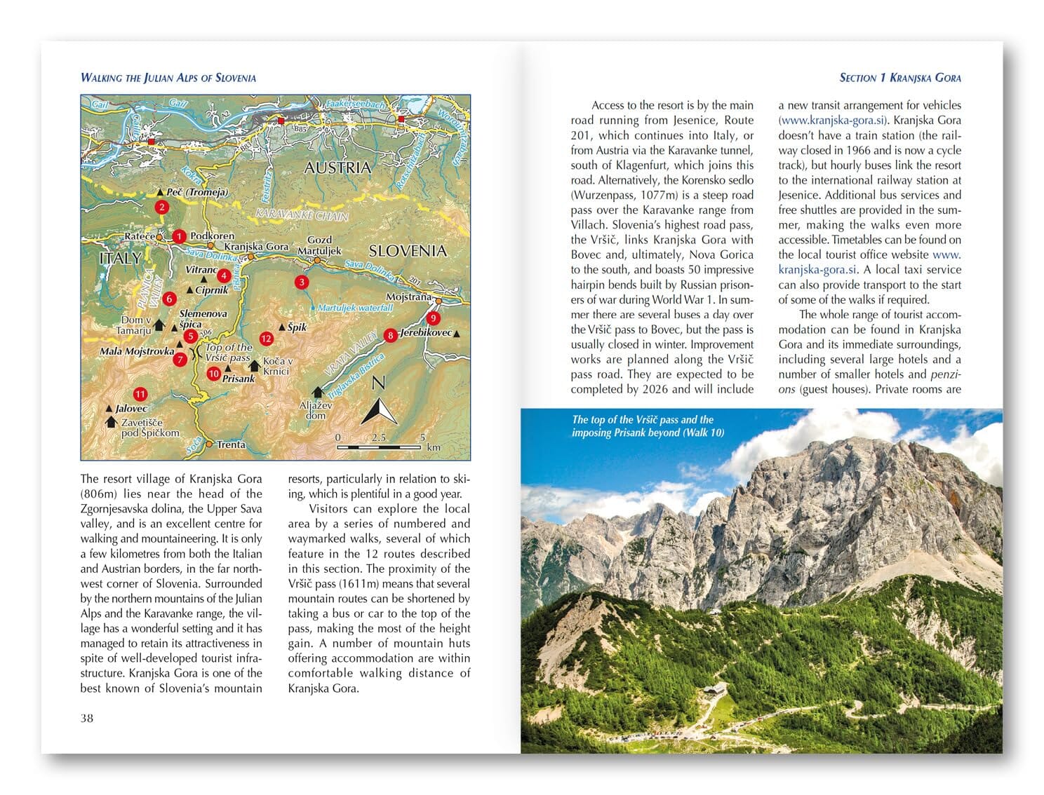 Guide de randonnées (en anglais) - The Julian Alps of Slovenia | Cicerone guide de randonnée Cicerone 
