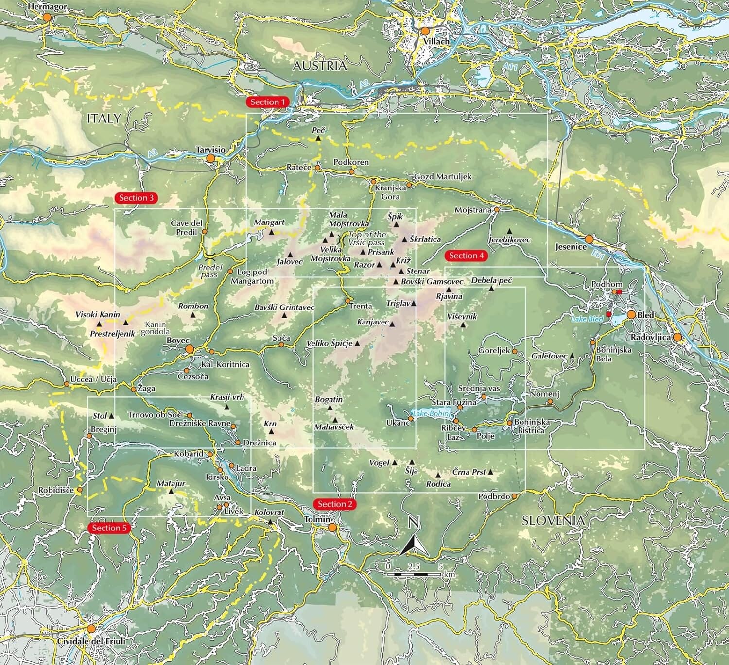 Guide de randonnées (en anglais) - The Julian Alps of Slovenia | Cicerone guide de randonnée Cicerone 