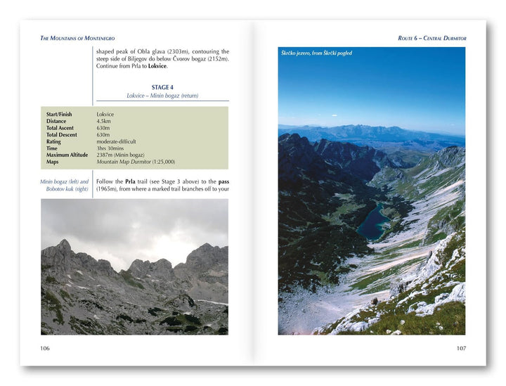 Guide de randonnées (en anglais) - The Mountains of Montenegro | Cicerone guide de randonnée Cicerone 