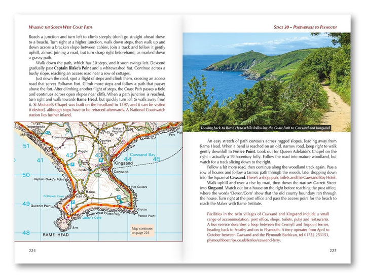 Guide de randonnées (en anglais) - The South West Coast Path National Trail, from Minehead to South Haven Point | Cicerone guide de randonnée Cicerone 