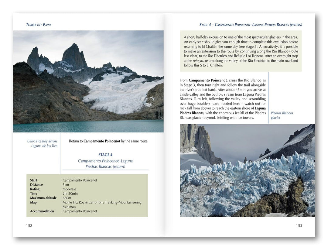 Guide de randonnées (en anglais) - Torres del Paine : Chile's Premier National Park & Argentina's Los Glaciares National Park | Cicerone guide petit format Cicerone 