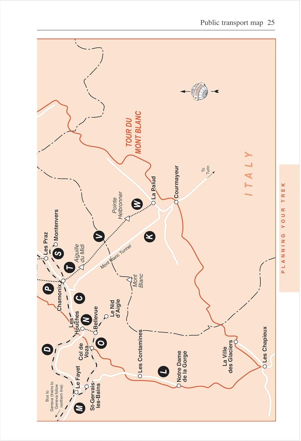 Guide de randonnées (en anglais) - Tour du Mont Blanc | Trailblazer guide de randonnée Trailblazer 