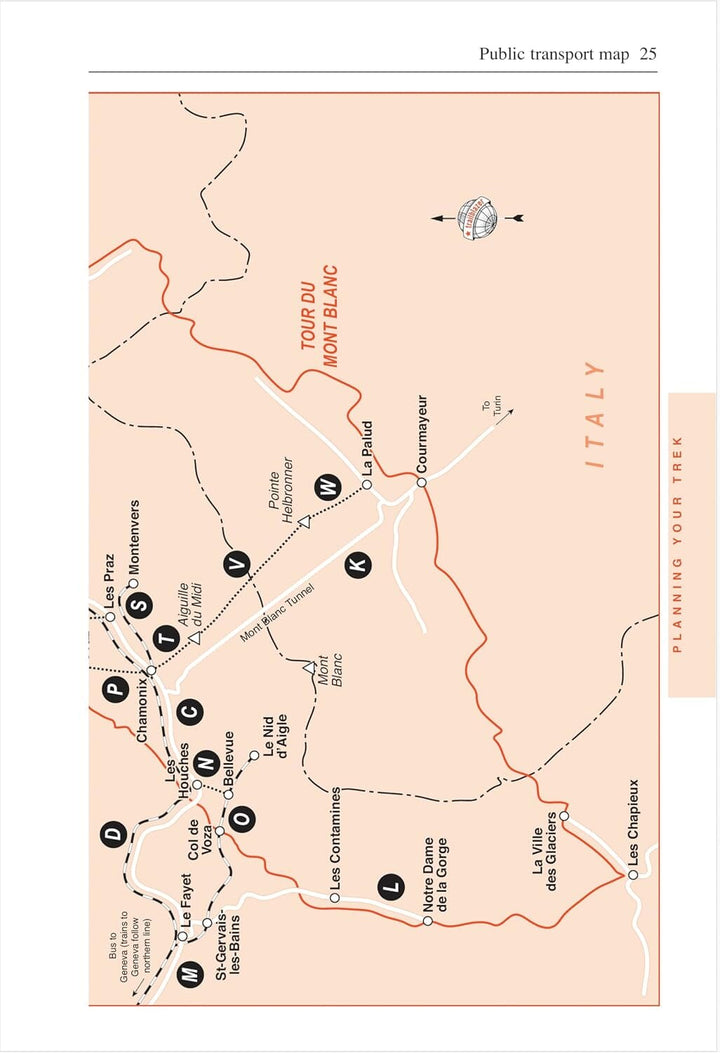 Guide de randonnées (en anglais) - Tour du Mont Blanc | Trailblazer guide de randonnée Trailblazer 