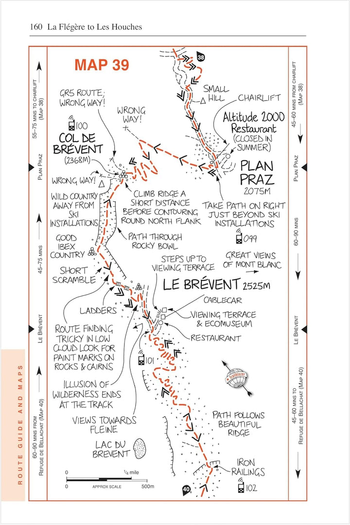 Guide de randonnées (en anglais) - Tour du Mont Blanc | Trailblazer guide de randonnée Trailblazer 