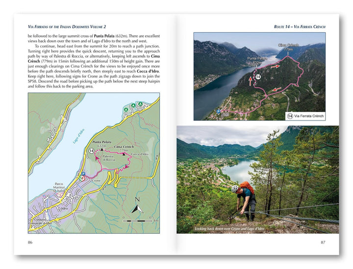 Guide de randonnées (en anglais) - Via Ferratas of the Italian Dolomites: Southern Dolomites, Brenta and Lake Garda Area | Cicerone guide de randonnée Cicerone
