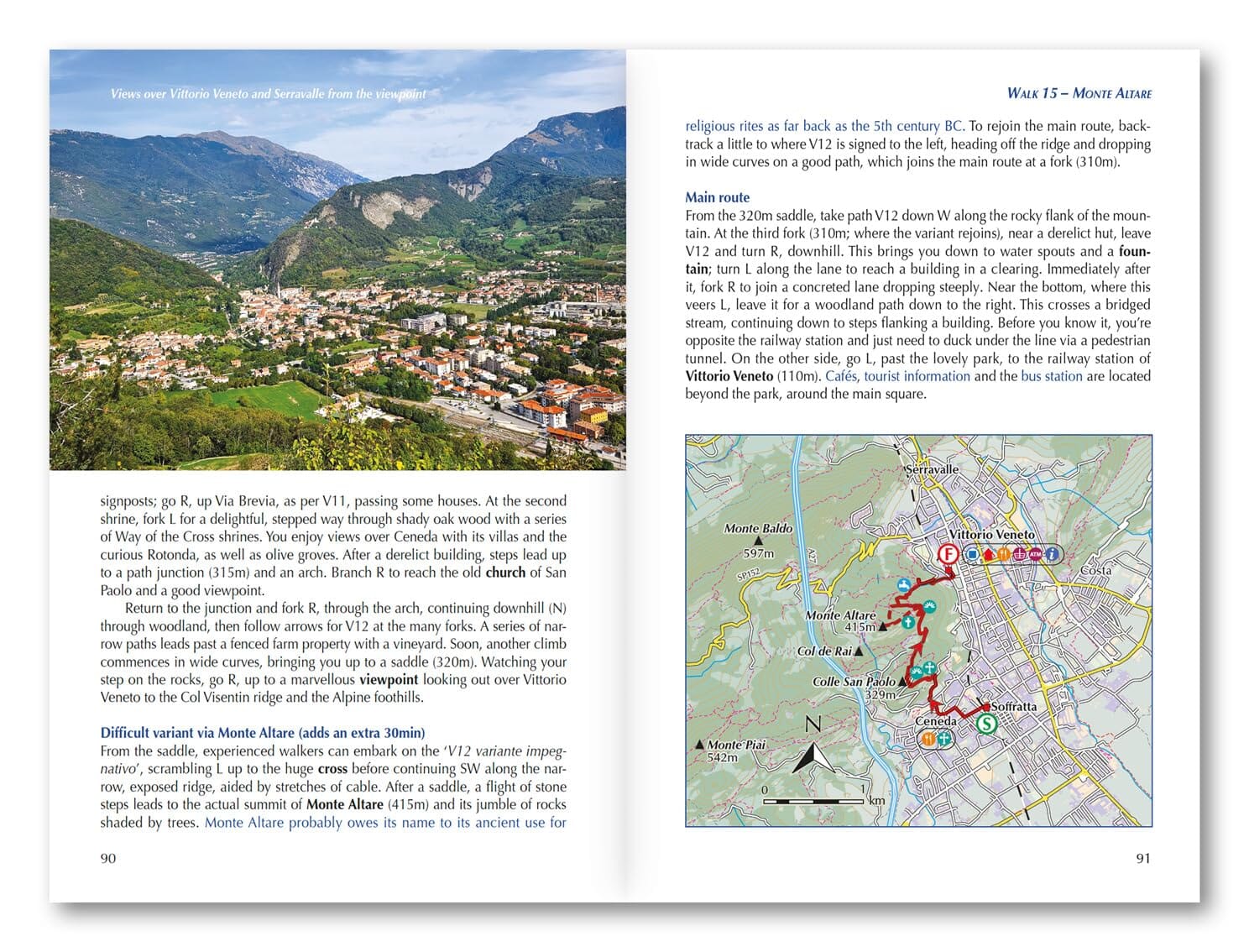 Guide de randonnées (en anglais) - Walking in the Prosecco Hills | Cicerone guide de randonnée Cicerone 