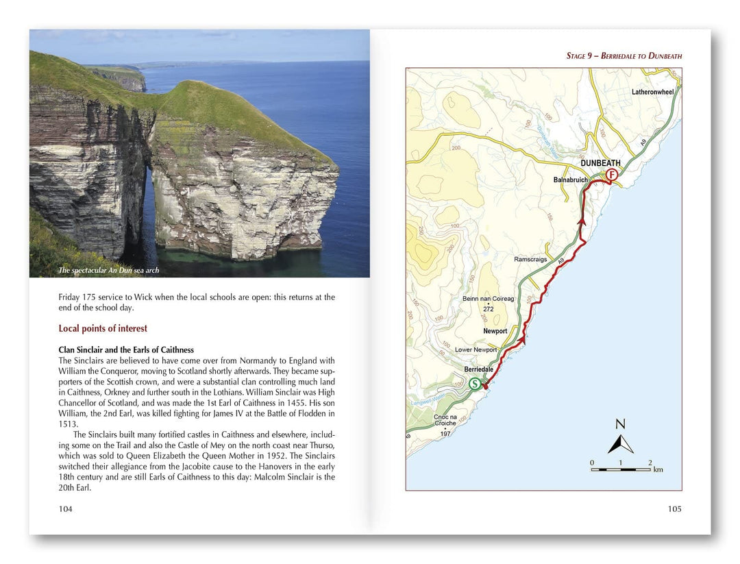 Guide de randonnées (en anglais) - Walking the John o' Groats Trail : Coastal walking from Inverness to John o' Groats | Cicerone guide petit format Cicerone 