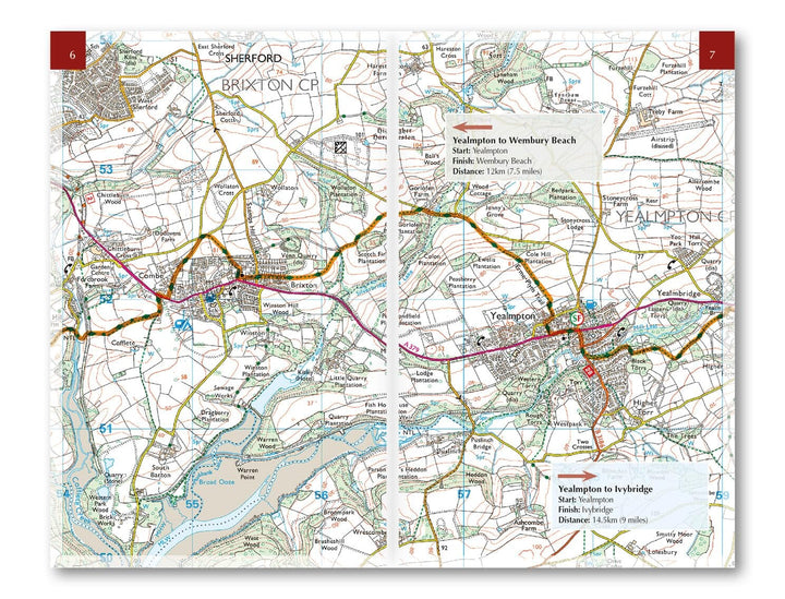 Guide de randonnées (en anglais) - Walking the Two Moors Way | Cicerone guide de randonnée Cicerone 