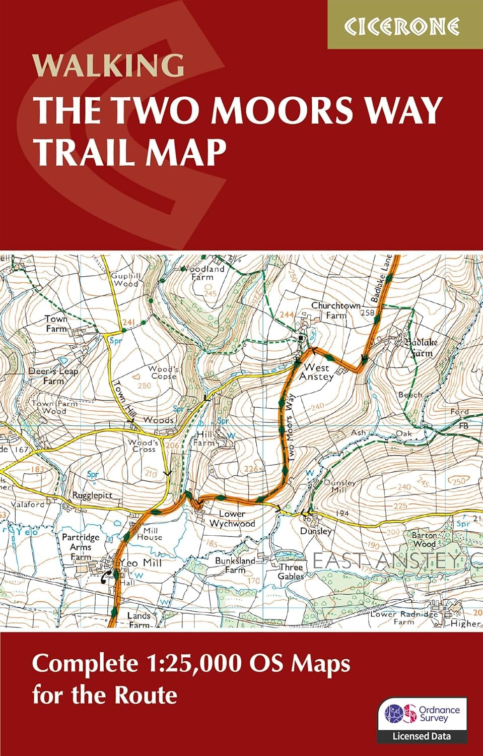 Guide de randonnées (en anglais) - Walking the Two Moors Way | Cicerone guide de randonnée Cicerone 