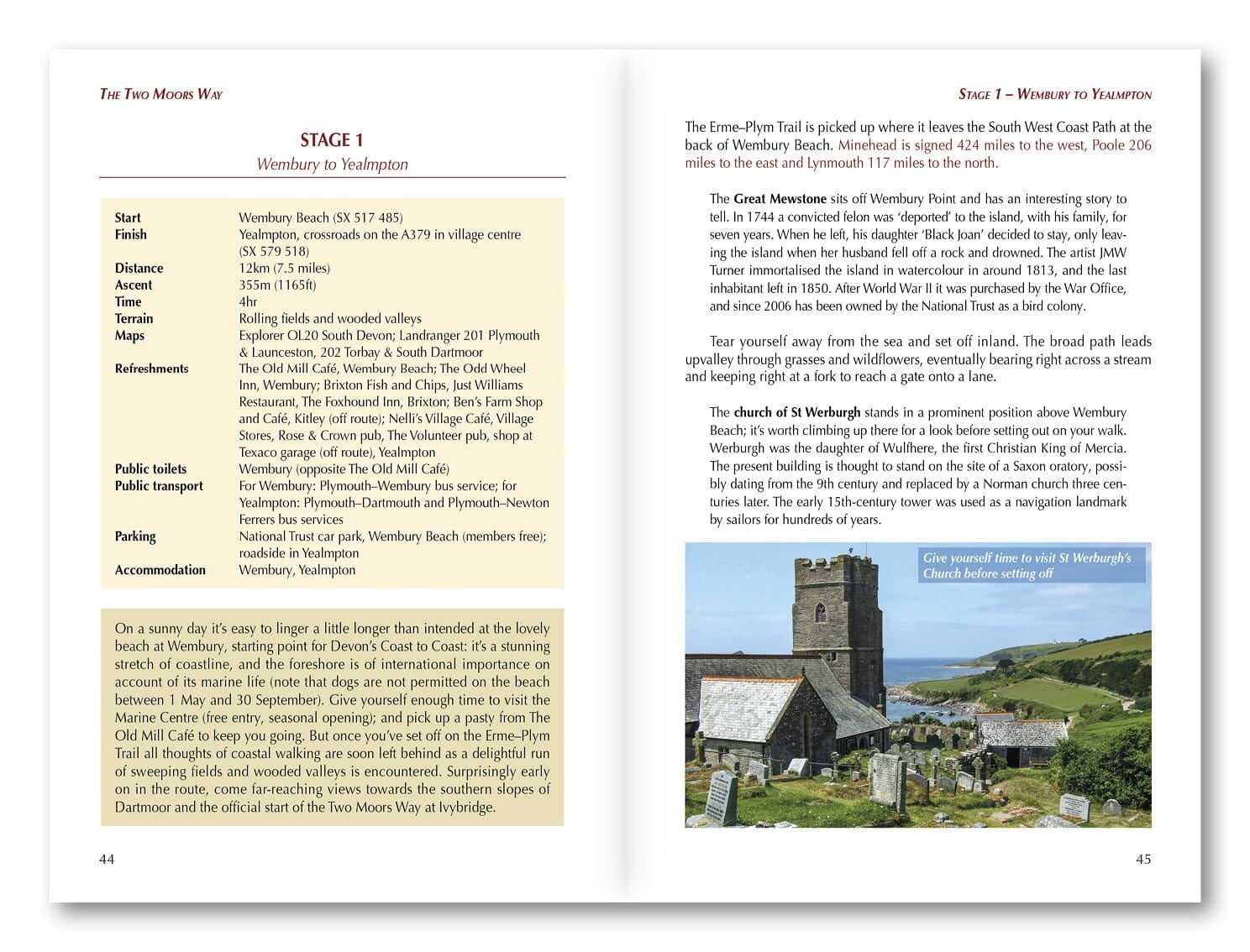 Guide de randonnées (en anglais) - Walking the Two Moors Way | Cicerone guide de randonnée Cicerone 