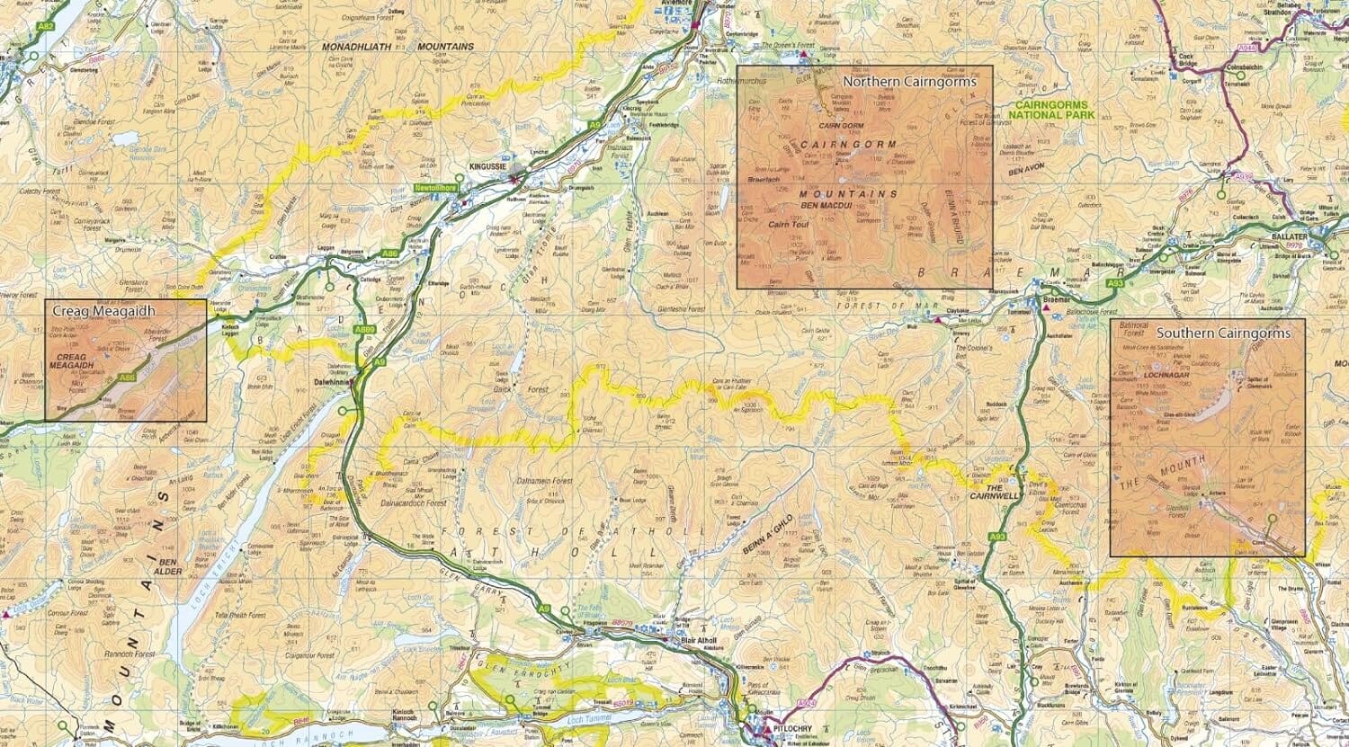 Guide de randonnées (en anglais) - Winter Climbs in the Cairngorms | Cicerone guide de randonnée Cicerone 