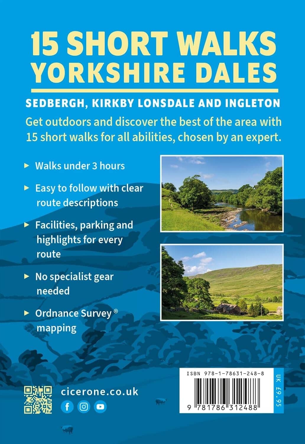Guide de randonnées (en anglais) - Yorkshire Dales : Sedbergh, Kirkby Lonsdale and Ingleton - 15 Short Walks | Cicerone guide de randonnée Cicerone 