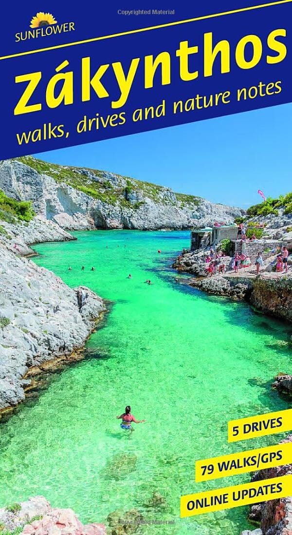 Guide de randonnées (en anglais) - Zakynthos | Sunflower guide de randonnée Sunflower 