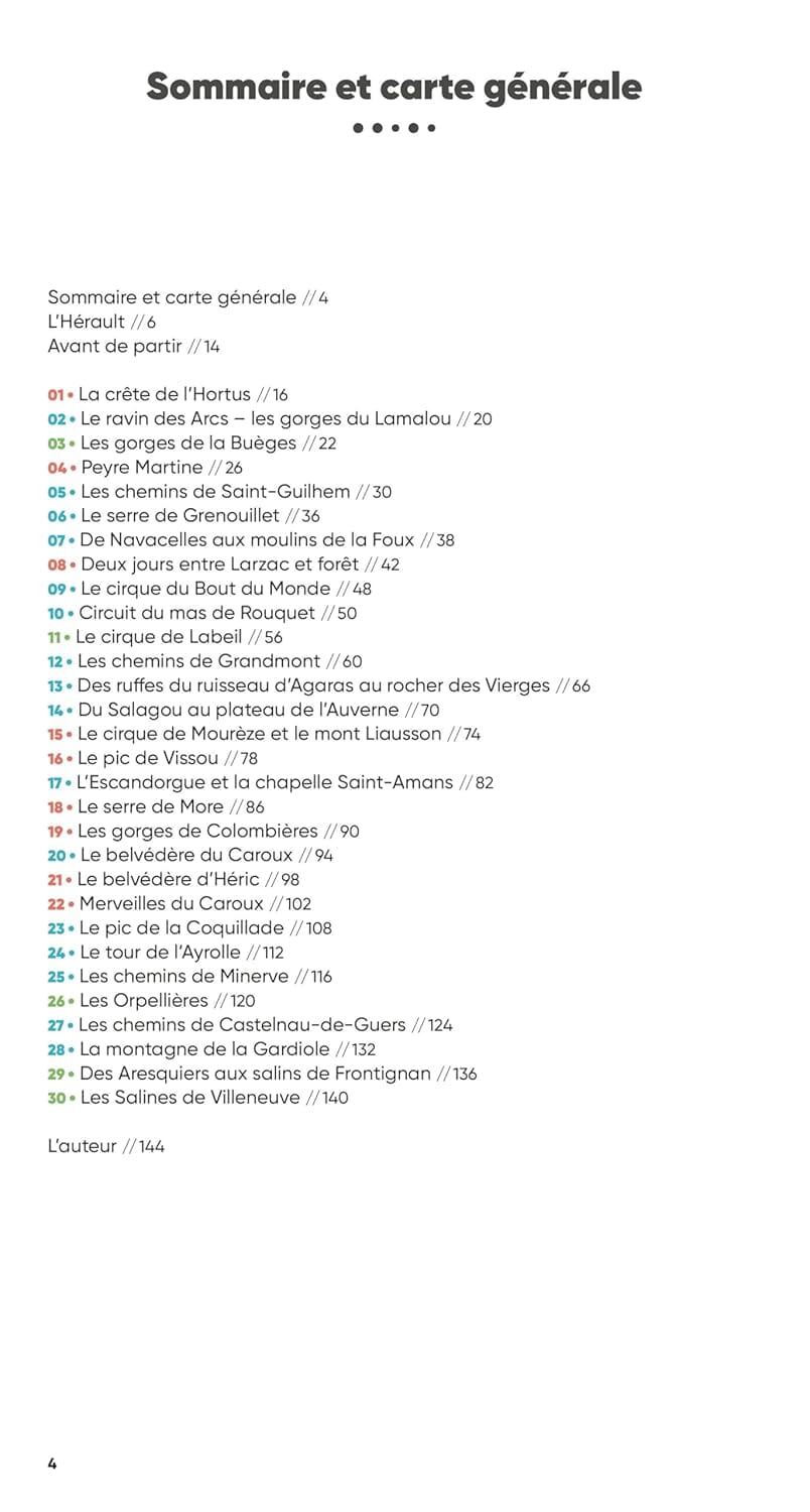 Guide de randonnées - Hérault, les plus belles randonnées | Glénat guide de randonnée Glénat 