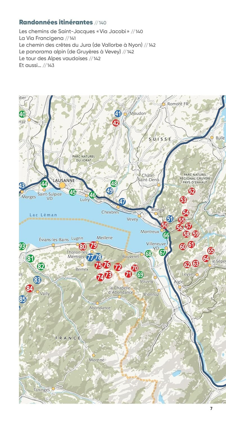 Guide de randonnées - Lac Léman | Glénat - Rando Evasion guide de randonnée Glénat 